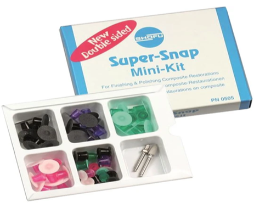 SUPER-SNAP MINI KIT
Δισκάκια Στοίλβωσης για γρήγορο και αποτελεσματικό γυάλισμα όλων των ρητινών.